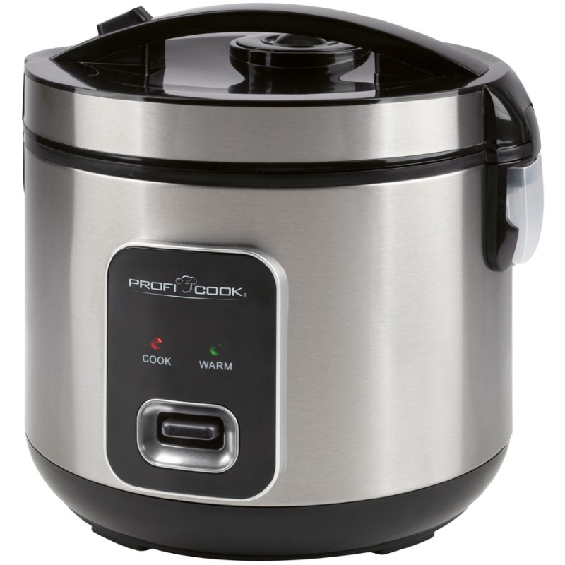 PROFI COOK 2-in-1 rice cooker/steamer PC-RK 1285, black, 700 watt